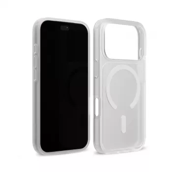 Pouzdro Crong Matte Magnetic MagSafe pro iPhone 18 Pro Max / 17 Pro Max, bílé