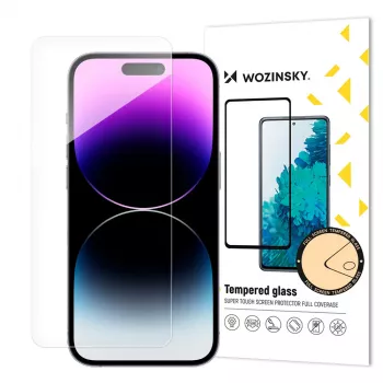 Ochranné sklo displeje Wozinsky 9H pro Apple iPhone 15 Pro Max, průhledné