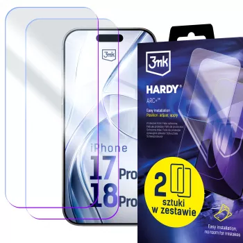 3mk Hardy ARC+ 4vrstvá fólie na displej pro Apple iPhone 17 Pro / 18 Pro