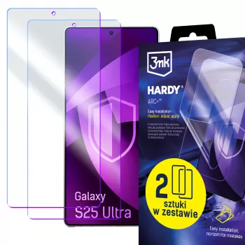 Ochranná fólie displeje 3mk Hardy ARC+ 4vrstvá pro Samsung Galaxy S25 Ultra