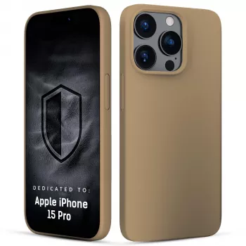 Pouzdro MagSafe 3mk Hardy Mellow pro Apple iPhone 15 Pro, zlaté