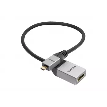Adaptér Micro HDMI M/F s Ethernetem celexon 2.0a/b 4K, Professional Line