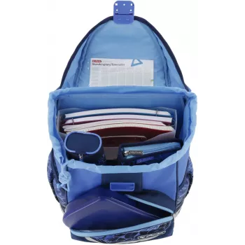 Herlitz UltraLight Plus školní batoh, Blue Shark