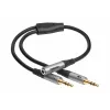 Audio adaptér celexon Professional 2x stereo jack, M/F