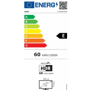 Sony BRAVIA 7 II K55XR75M2B 55 inch True RGB 4K Smart TV