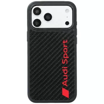 Pouzdro MagSafe z uhlíkových vláken Audi R8 pro iPhone 18 Pro Max / 17 Pro Max, černé