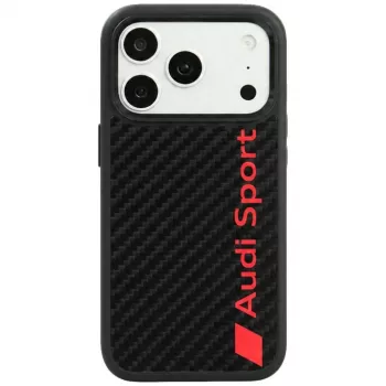 Audi R8 Carbon Fiber MagSafe pouzdro pro iPhone 18 Pro / 17 Pro černé