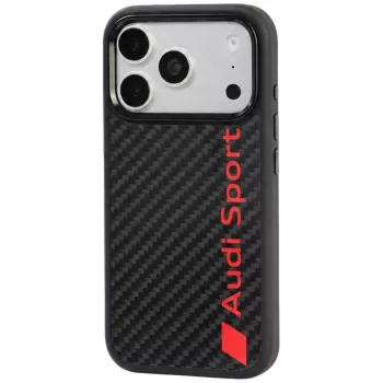 Audi R8 Carbon Fiber MagSafe pouzdro pro iPhone 18 Pro / 17 Pro černé