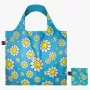 LOQI taška Smiley – Flowers Blue