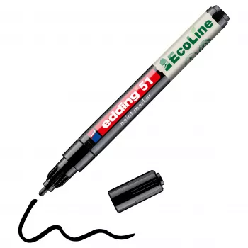 Edding 51 EcoLine 4-51-001 lakový popisovač černý 1 mm, 2 mm