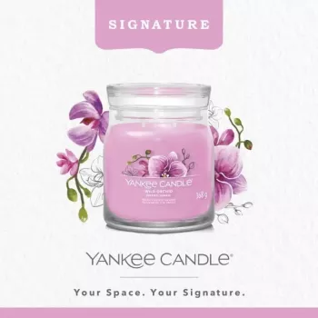 Svíčka Yankee Candle Wild Orchid, střední