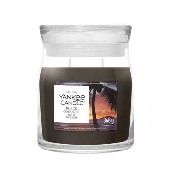 Svíčka Yankee Candle Black Coconut, střední