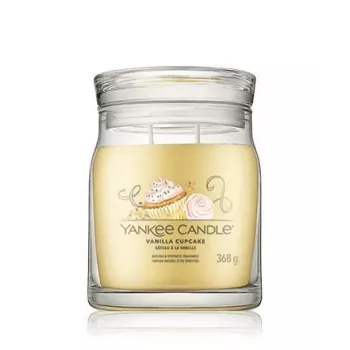 Středně velká svíčka Yankee, Vanilla Cupcake