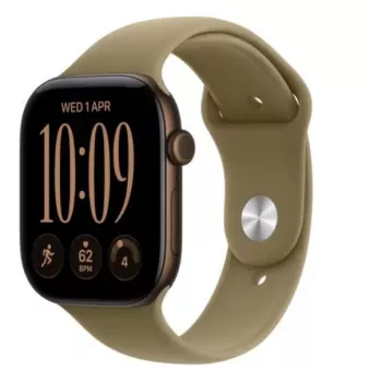 Chytré hodinky Apple Watch Series 12, GPS, 42 mm, hliníkové pouzdro Dark Bronze, sportovní pásek Olive, S/M