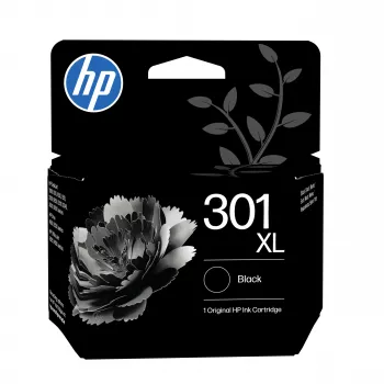 Inkoustová kazeta HP 301XL, černá, 360 stran