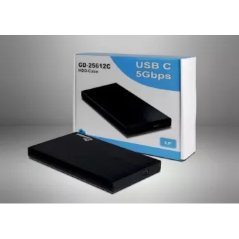Externí box na HDD Inter-Tech Argus GD-25612C, 2,5″, USB-C
