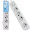 Přepěťová lišta Philips CHP2144WB/60, 4 zásuvky, 3 m, bílá