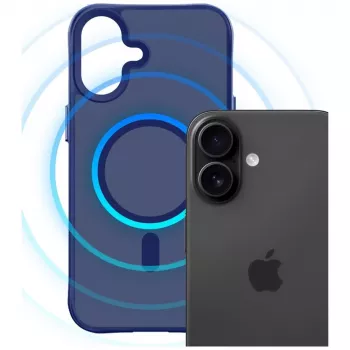 Pouzdro 3mk Smoke MagCase pro Apple iPhone 17, modré