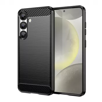 Flexibilní silikonové pouzdro Carbon Case iLike pro Xiaomi Poco F7 Pro černé