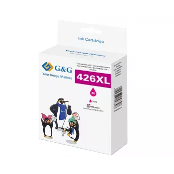 Inkoustová kazeta G&G pro Brother 426XL LC-426XLM, purpurová, 5000 stran, kompatibilní