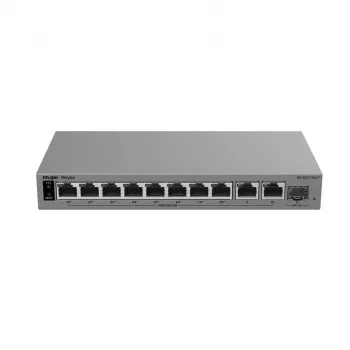 Reyee RG-ES211GS-P PoE network switch, 8 ports + 2x uplink + 1x SFP