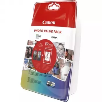 Inkoustové kazety Canon PG-540L/CL-541XL Photo Value Pack (2 ks), černá + barevná, 5224B007