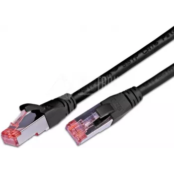 Propojovací kabel Wirewin Cat6 S/FTP RJ45, LSZH, doživotní záruka, černý (PKW-PIMF-KAT6 15.0 SW)