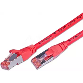 Propojovací kabel Wirewin Cat6 S/FTP RJ45, LSZH, doživotní záruka, červený (PKW-PIMF-KAT6 25.0 RT)
