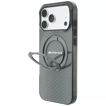 Pouzdro Mercedes AMG00127 AMG IML Double Layer Urban Line MagSafe s prstencovým stojánkem pro iPhone 18 Pro Max / 17 Pro Max, šedé