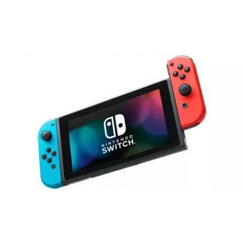 Přenosná herní konzole Nintendo Switch (nový revidovaný model), černá/modrá/červená, 15,8 cm (6,2