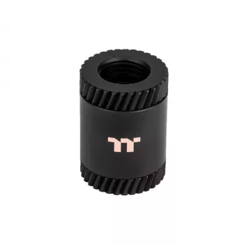 Prodlužovací fitting Thermaltake Pacific SF samice na samici, 30 mm, matná černá