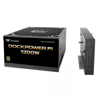 PC zdroj Thermaltake Dockpower FI 1200W, 80 PLUS Gold, ATX 3.1, černý