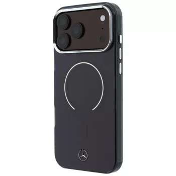 Pouzdro MagSafe Mercedes Mer008921 Double Layer Iconic Logo pro iPhone 18 Pro Max / 17 Pro Max, vínové