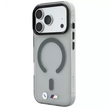 Pouzdro MagSafe BMW M IML Frosted Metal Logo & Trims pro iPhone 18 Pro / 17 Pro, antracit