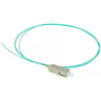 Vláknový kabel SC pigtail ACT RL8695, 1 m, OM3, LSZH, aqua