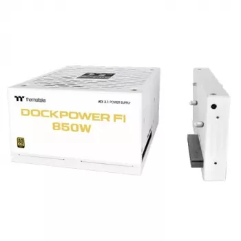 PC zdroj Thermaltake Dockpower FI 850 W, ATX 3.1, 80 PLUS Gold, sněhově bílý