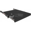 Výsuvná polička 19 inch 1HE Wirewin SHELF PO 600 BL, do max. 35 kg, černá