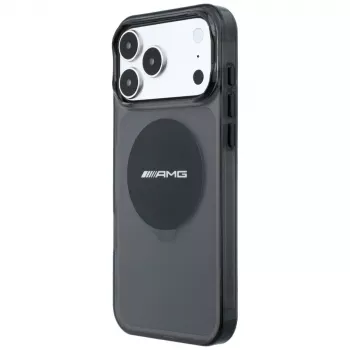 Pouzdro Mercedes AMG00131 pro iPhone 18 Pro Max / 17 Pro Max, IML Transparent Bicolor Block, MagSafe, černé