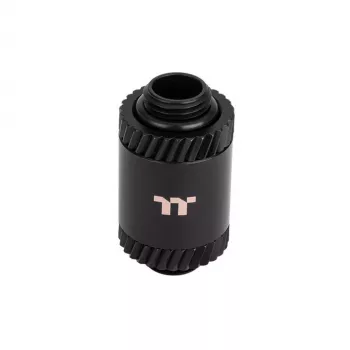 Prodlužovací fitting Thermaltake Pacific SF samec na samce CL-W391-CU00MK-A, 30 mm, matně černý, DIY LCS