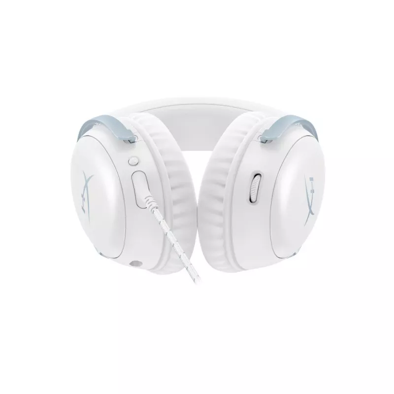 Herní headset HyperX Cloud III, bílo-modrý, DF7F1AA