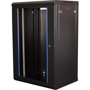 Nástěnná skříň Wirewin WCAB PS3 600X450X6U B 19″, jednodílná, Pro 3rd Generation, 600x450 mm, černá