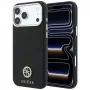 Pouzdro Guess GUE005533 Grained Round Strass Logo MagSafe pro iPhone 18 Pro / 17 Pro, černé