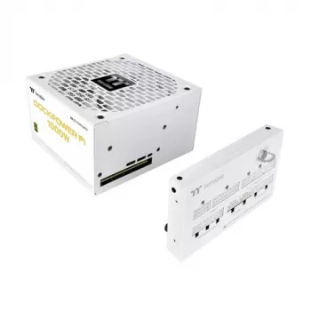 PC zdroj Thermaltake Dockpower FI 1000W, 80 PLUS Gold, bílý