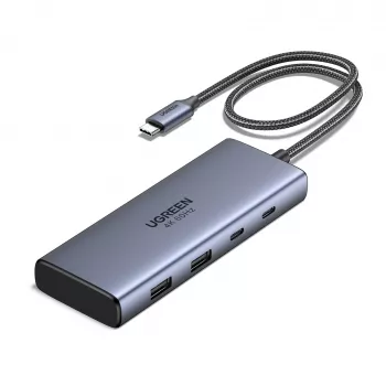 USB hub Ugreen CM498 1x USB-C PD 2x USB-C 2x USB-A 3.2 Gen2 (45379)
