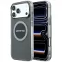 Pouzdro MagSafe Mercedes AMG00120 AMG IML Transparent Bicolor Block pro iPhone 18 Pro Max / 17 Pro Max černo-šedé