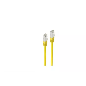 ShiverPeaks BASIC-S Cat5e SF/UTP (S-FTP) RJ-45 patch cable, 2 m, yellow