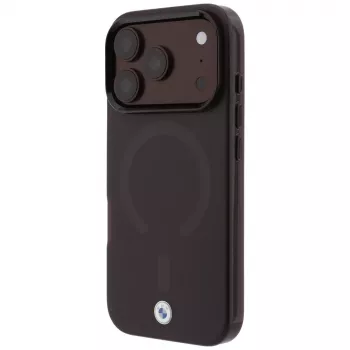 Pouzdro BMW BMW001312 Sign Frosted IML & Metal Logo MagSafe pro iPhone 18 Pro / 17 Pro, vínové