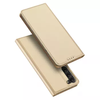 Knihařské pouzdro iLike pro Samsung Galaxy S23 Plus, zlaté