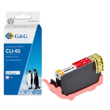 G&G inkoustová kazeta pro Canon CLI-65PM (12,7 ml), foto purpurová