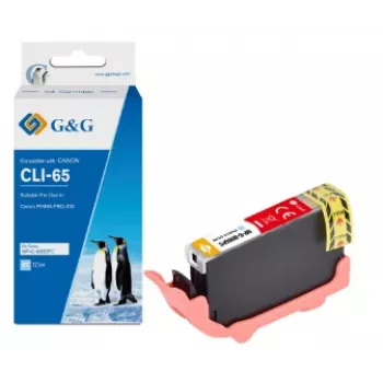 G&G inkoustová kazeta pro Canon CLI-65PC, foto azurová